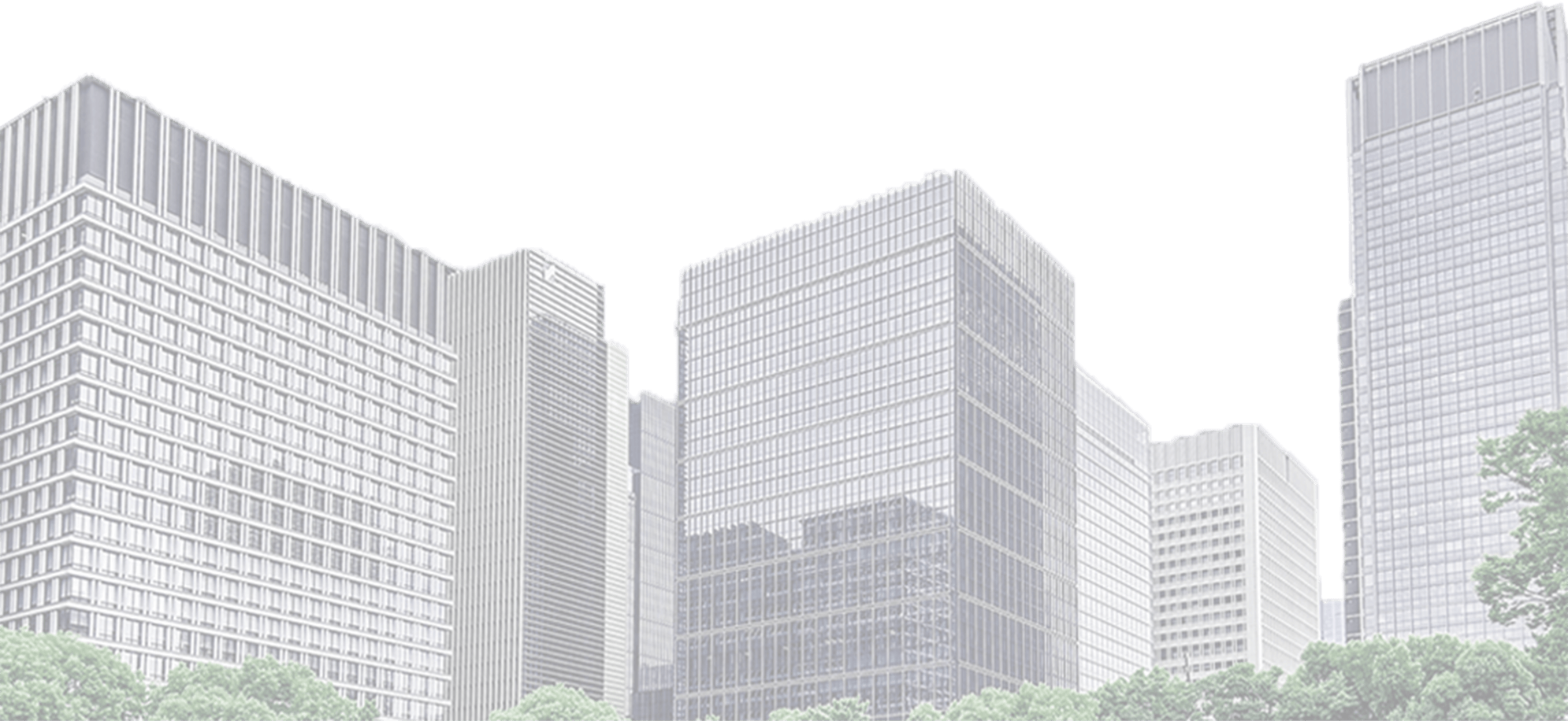 ビルが立ち並ぶ景色